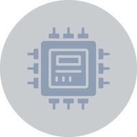 Cpu Creative Icon Design vector