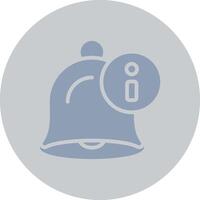 Notification Bell Creative Icon Design vector