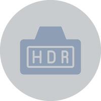 Hdr Creative Icon Design vector