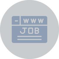 Job Search Creative Icon Design vector