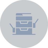 Copy Machine Creative Icon Design vector