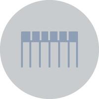 Comb Creative Icon Design vector