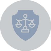 Justice Creative Icon Design vector