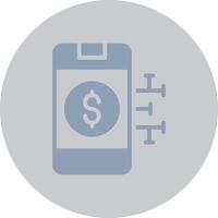 Digital Money Creative Icon Design vector