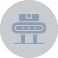 Conveyor Belt Creative Icon Design vector