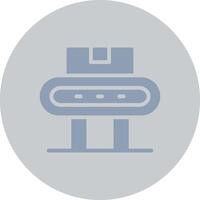 Conveyor Belt Creative Icon Design vector