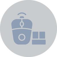 Wireless Mouse Creative Icon Design vector