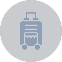 diseño de icono creativo de bolsa de viaje vector