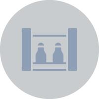 Bottle Rack Creative Icon Design vector