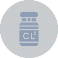 Chlorine Creative Icon Design vector