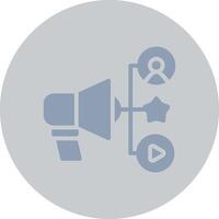 Advertising Creative Icon Design vector