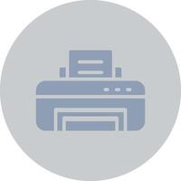 Printer Creative Icon Design vector