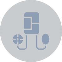 Blood Pressure Gauge Creative Icon Design vector