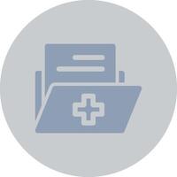 Medical History Creative Icon Design vector