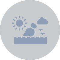 Message In A Bottle Creative Icon Design vector