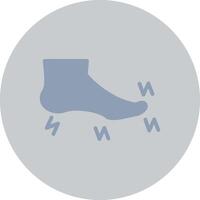 Foot Creative Icon Design vector