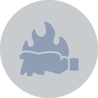 Burn Creative Icon Design vector