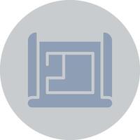 Blueprint Creative Icon Design vector
