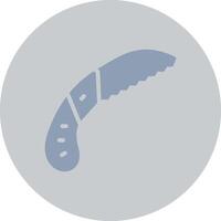 Pruning Saw Creative Icon Design vector