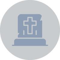 Gravestone Creative Icon Design vector