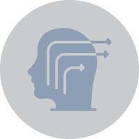 Knowledge Extraction Creative Icon Design vector