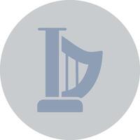 Harp Creative Icon Design vector