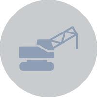 Crane Creative Icon Design vector