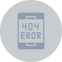 Error Creative Icon Design vector