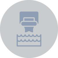 Water Basketball Creative Icon Design vector