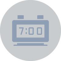 Digital Clock Creative Icon Design vector