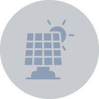 Solar Panel Creative Icon Design vector