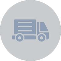 Delivery Truck Creative Icon Design vector