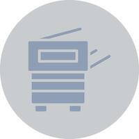 Copy Machine Creative Icon Design vector