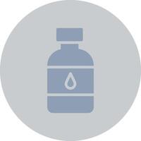 diseño de icono creativo de botella de agua vector