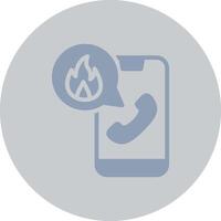 Emergency Call Creative Icon Design vector