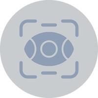 Eye Scanner Creative Icon Design vector