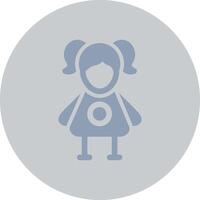 Doll Creative Icon Design vector