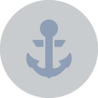 Anchor Creative Icon Design vector