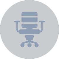 Office Chair Creative Icon Design vector