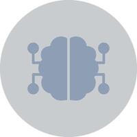 Neurons Circuit Creative Icon Design vector