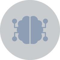 Neurons Circuit Creative Icon Design vector