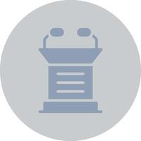 Lectern Creative Icon Design vector