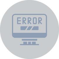 Error Creative Icon Design vector