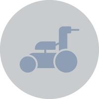 Lawnmower Creative Icon Design vector