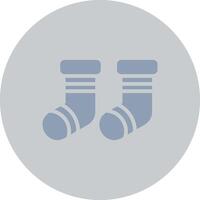 Baby Socks Creative Icon Design vector