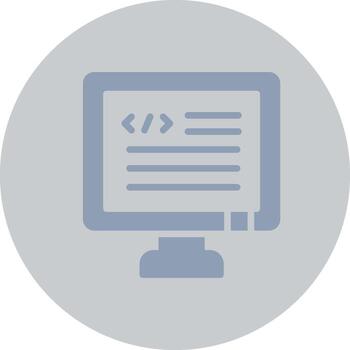 Code Creative Icon Design vector
