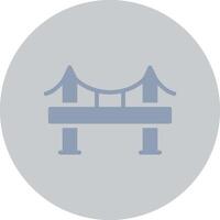 Bridge Creative Icon Design vector