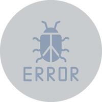 diseño de icono creativo de error vector