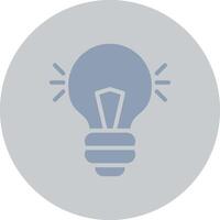 Light Bulb Creative Icon Design vector