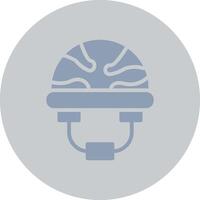 Helmet Creative Icon Design vector